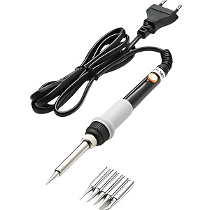 New V908 60W Adjustable Temperature Electric Soldering Rework Repair Tool with 5pcs Solder Tips