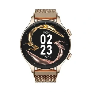 G-Tide R1 Calling Smart watch with SpO2 - Classic Gold