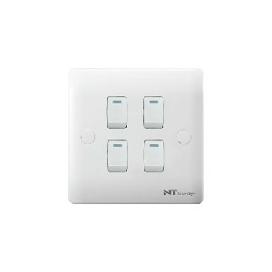 NT blu-ray Smart 4 Gang 1 Way Switch
