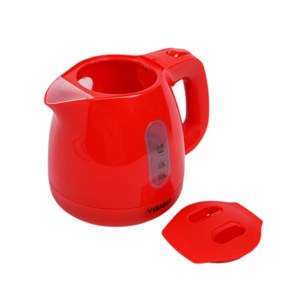 VISION Electric Kettle 0.8 Liter Red (VSN-EK-01)