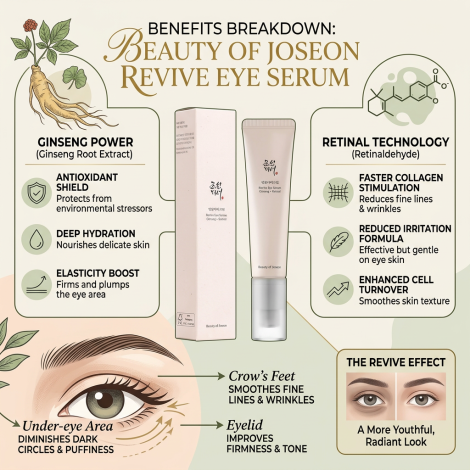 Beauty Of Joseon Ginseng Retinal Revive Eye Serum 30ml (Korea)