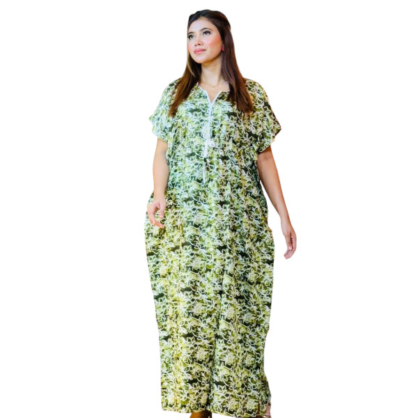 China Linen Long Kaftan Maxi