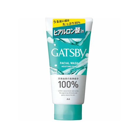 Gatsby Moisture Foam Facial Wash 130g (Indonesia)