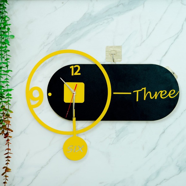 Wall Clock Modern Art Wall Clock Silent