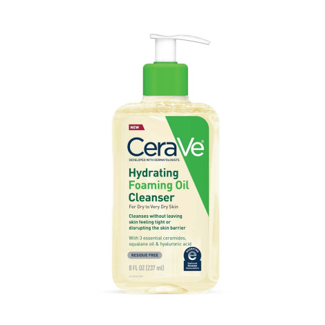 CeraVe Hydrating Foaming Oil Cleanser 237ml (USA)