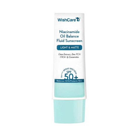 WishCare Niacinamide Oil Balance Fluid Sunscreen SPF50 50g (India)