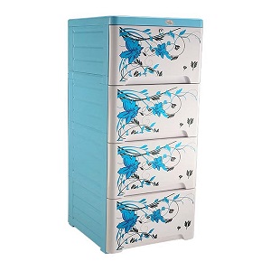 RFL Wardrobe Single 4D KD Deluxe Blue
