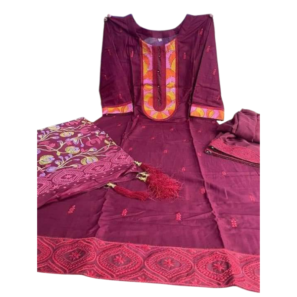 Computer Work on Cotton Fabric