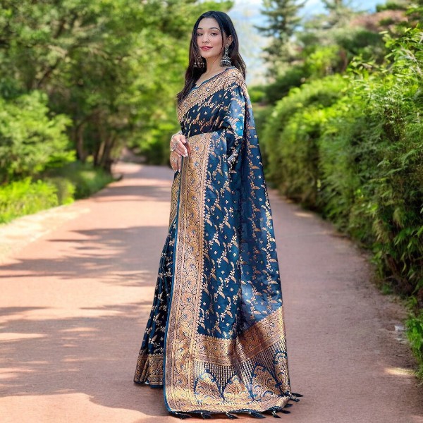 Elegance Afsan Katan Saree