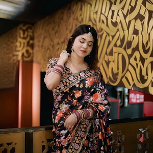 Premium Eid Sharee with Blouse Piece