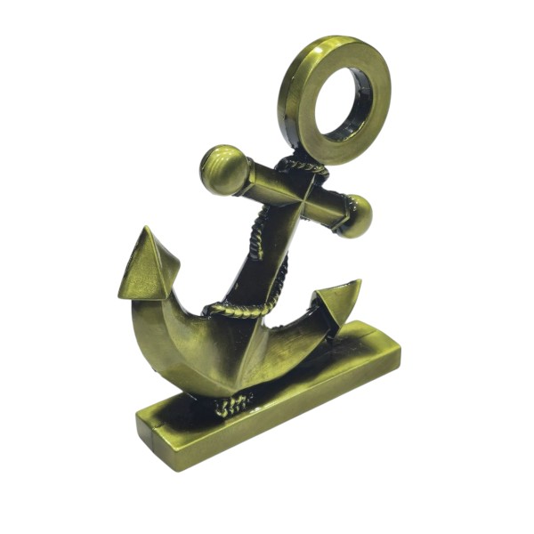 Metal Alloy Ship Anchor Decoration