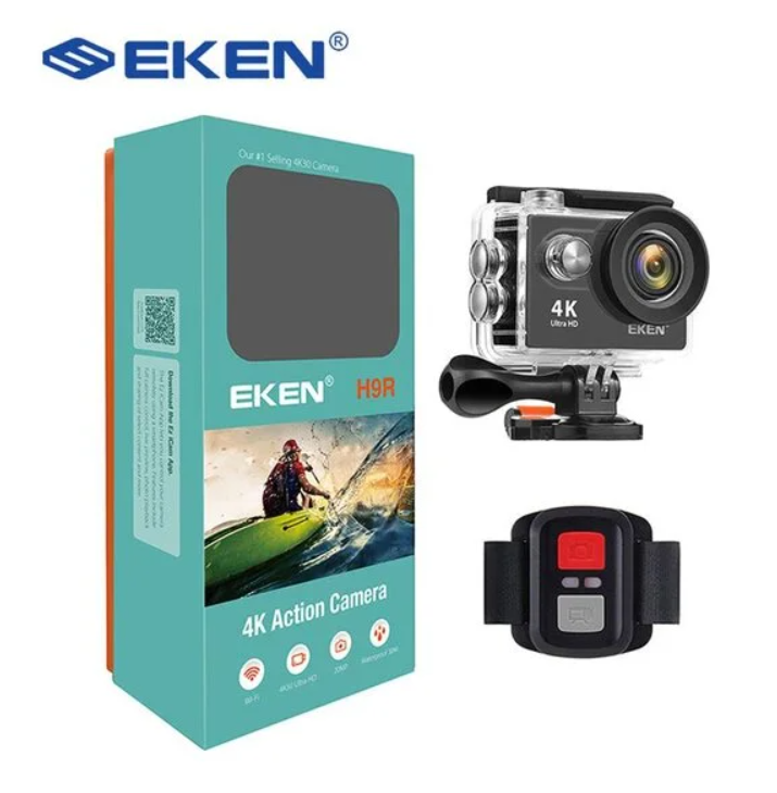EKEN H9R Action Camera + All Accessories