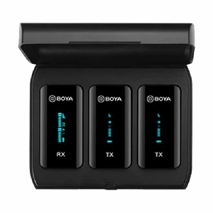 BOYA BY-XM6-K2 2.4GHz Ultra-Compact Wireless Microphone System Kit
