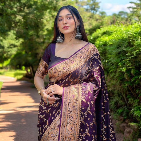 Elegance Afsan Katan Saree