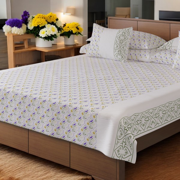 Regal Bed Sheet-306 (Salvia)