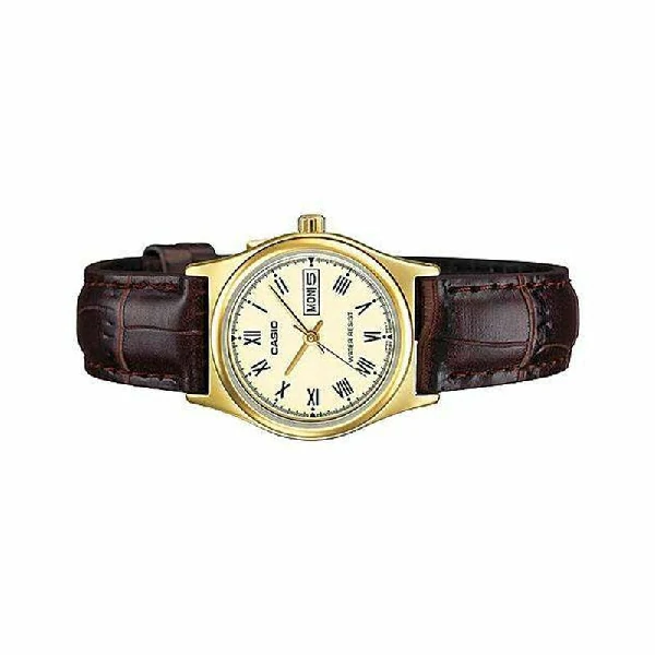 Casio LTP-V006GL-9BUDF Analog Leather Women’s Watch