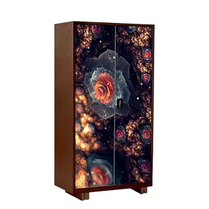 Regal Household Almirah Popular Choco Blooming Rose