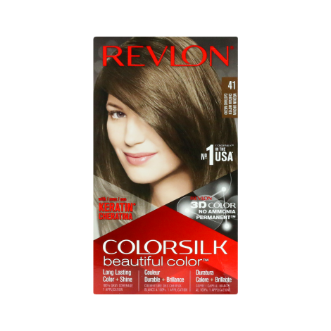 Revlon Colorslk Beautiful Hair Color - 41 Medium Brown (USA)
