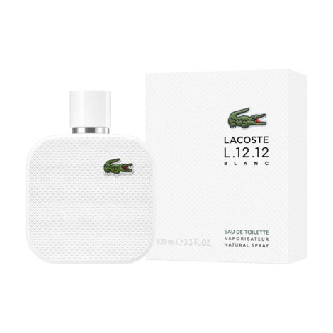 Lacoste L.12.12. Blanc Eau De Toilette Vaporisateur Natural Spray 100ml (France)