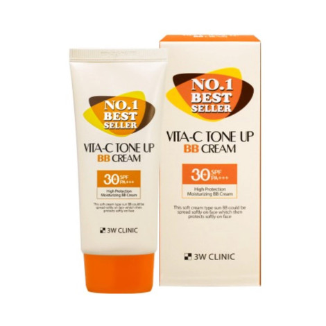 3W Clinic Vita-C Tone Up BB Cream SPF 30+ PA+++ 50ml (Korea)
