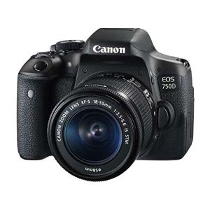 Canon EOS 750D 24.2MP Digital SLR Camera (Black)