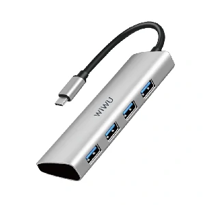WiWu Alpha A440 4 in 1 Type-C Hub