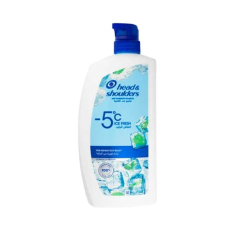Head & Shoulders -5c Ice Fresh Anti-Dandruff Shampoo 1000ml (Saudi Arabia)