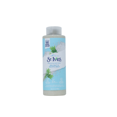 St. Ives Sea Salt & Pacific Kelp Exfoliating Body Wash 473ml (USA)