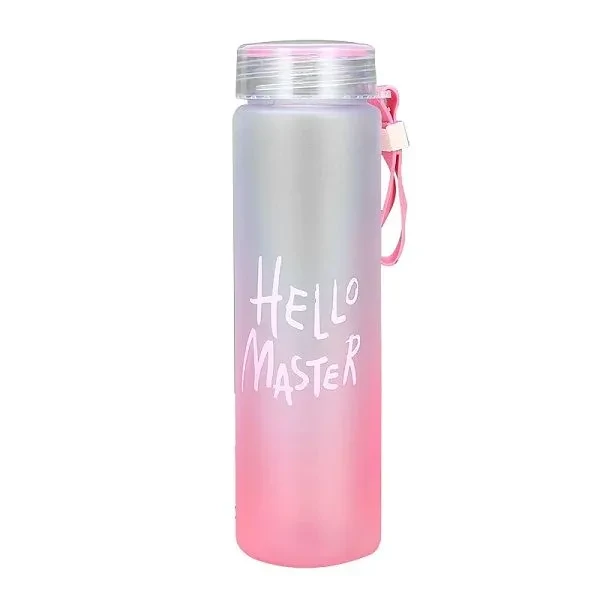 Transparent 500ml Portable Plastic Water Bottle