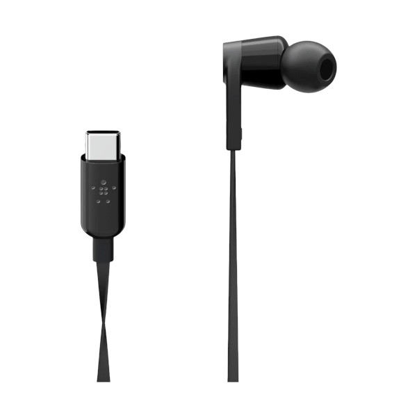 Belkin SoundForm G3H0002btBLK Black Earphone with Type-C Connector