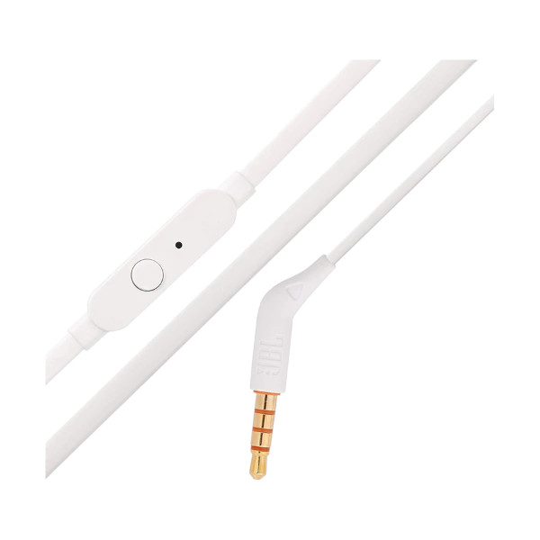 JBL TUNE 110 Wired In-Ear White Earphone