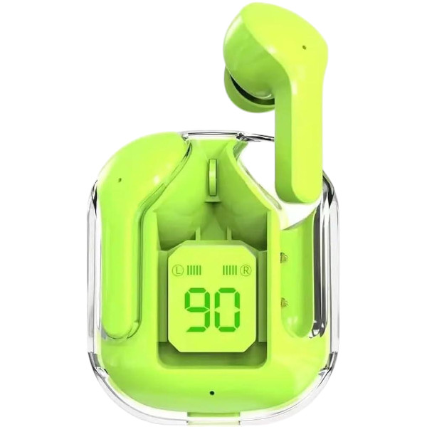 Ultra Pods Pro Bluetooth Earbuds With Display Transparent TWS