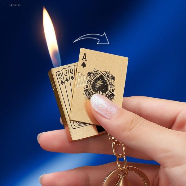 Mini Side Slide Tekka Card Lighter Metal Lighter