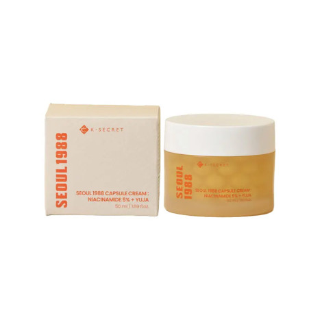 K-Secret Seoul 1988 Niacinamide 5% + Yuja Capsule Cream 50ml (Korea)