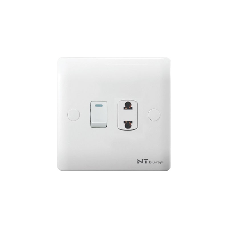 NT blu-ray Smart 16A 10A 2 Pin MF Socket With Switch