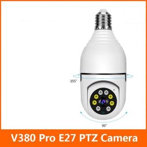 V380 PRO E27 360 Degree 1080P Wireless Home Security IP Camera