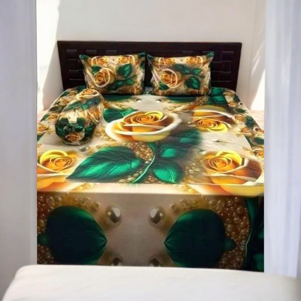 China Premium 3D Design Bed Sheet