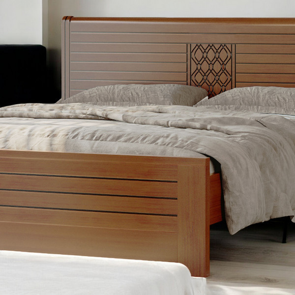 Sidon Wooden King Bed