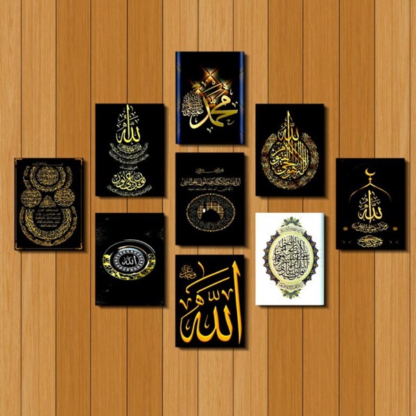 9 Pc Caliography Design