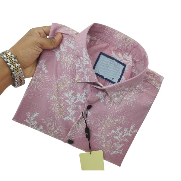 Pure Cotton full Sleeve Print Shirt