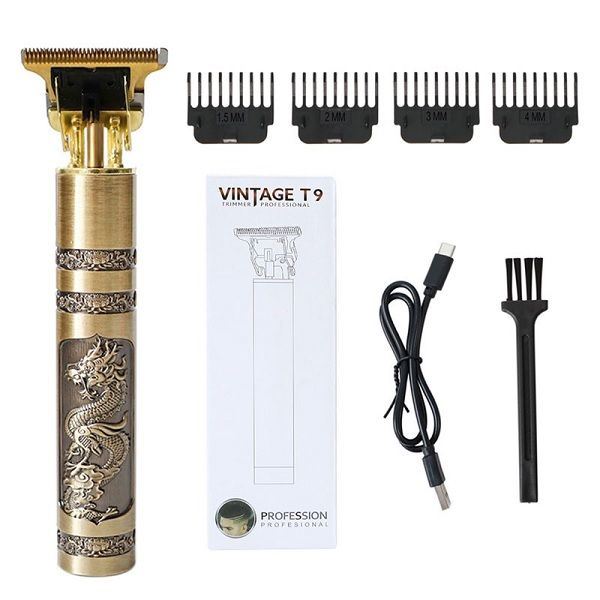 Vintage T9 Professional Recharge Hair Cutting Machine Hair Trimmer