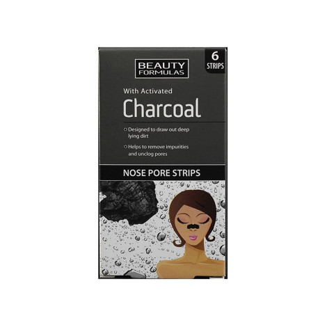 Beauty Formulas Charcoal nose pore strips 6s (China)