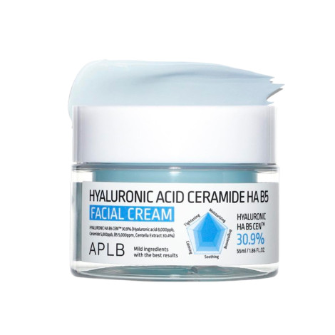 APLB Hyaluronic Acid Ceramide HA B5 Facial Cream 55ml (Korea)