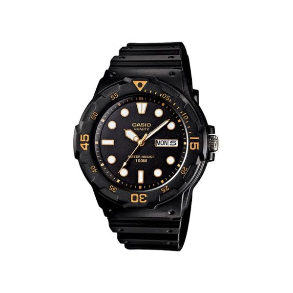 Casio MRW-200H-1EVDF Blue Leather Casual Watch for Men