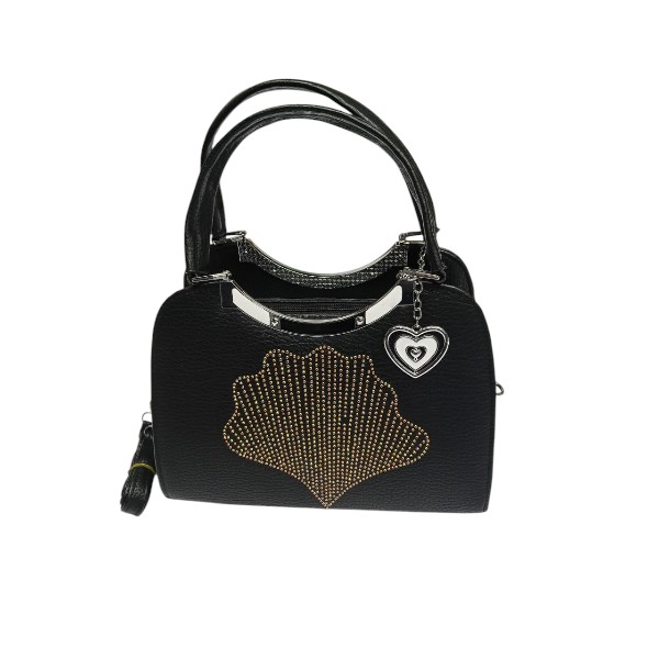Women's Handbag Stone (black)
