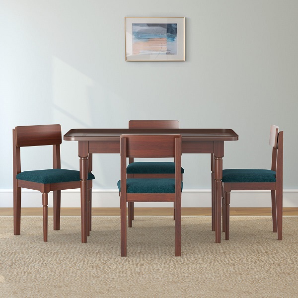 Regal 4 SEATER DINING- CAROLINA Wooden Dining Table I TDH-342-3-1-20