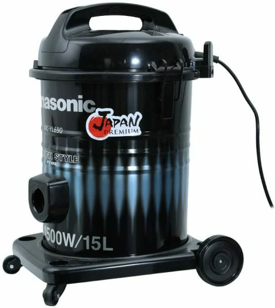 Panasonic Stainless Steel Body Drum Type Vacuum Cleaner With Blower Function, MC-YL690