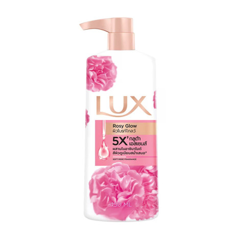 Lux Rosy Glow Body Wash 450ml (Thailand)