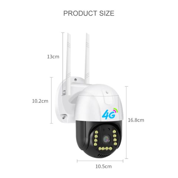 V380 PRO C15X-H 4G SIM Supported WIFI IP Camera 3MP