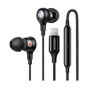 Ugreen EP103 (30631) Black Wired Lightning Jack In-Ear Earphone